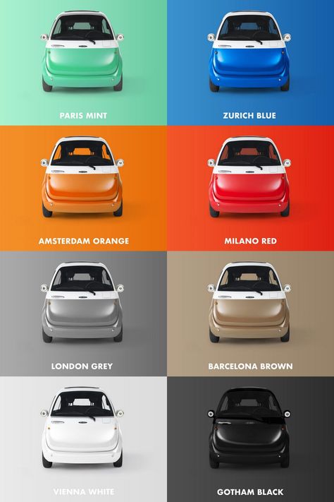 microlino_car_10 Road Trip Necessities, Smart Car Accessories, Must Have Car Accessories, Bmw Isetta, Tiny Cars, First Cars, Lambretta Scooter, Color Plan, Post Its