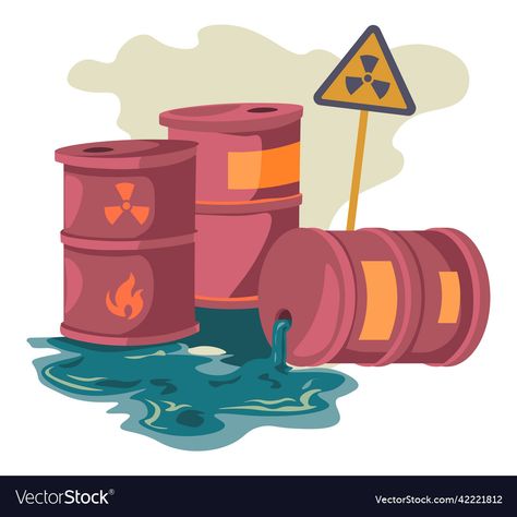 Toxic Waste Drawing, Radiation Pollution, Can Clipart, Chemical Waste, Liquid Waste, Toxic Waste, Industrial Waste, Hazardous Waste, Baby Dress Design