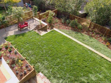 Landscape Makeover: Multi-level Yard Terraces are the perfect solution for creating usable space in a sloping backyard. Leveling Yard Sloped Backyard Diy, Leveling Yard, Sloping Backyard, Level Yard, Level Backyard, Landscape Makeover, Garden Landscaping Design Ideas, Large Terrace, Sloped Backyard Landscaping