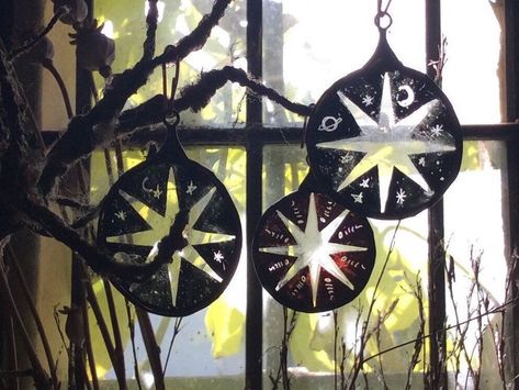 Thanks for the kind words! ★★★★★ "Beautiful tiny fragment of gorgeousness" Janet P. Old Stained Glass Windows, Stained Glass Star, Dark Christmas, Broken Pieces, Fabulous Christmas, Ancient Buildings, Glass Stars, Lavender Bags, 21st Gifts