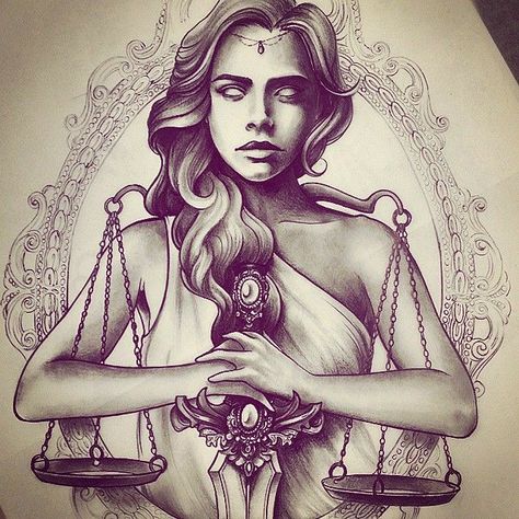 Lady Justice Back Tattoo, Lady Of Justice Drawing, Lady Of Justice Tattoo, Lady Justice Drawing, Lady Justice Tattoo Design, Lady Justice Tattoo, Nemesis Tattoo, Justice Tattoo, Framed Tattoo