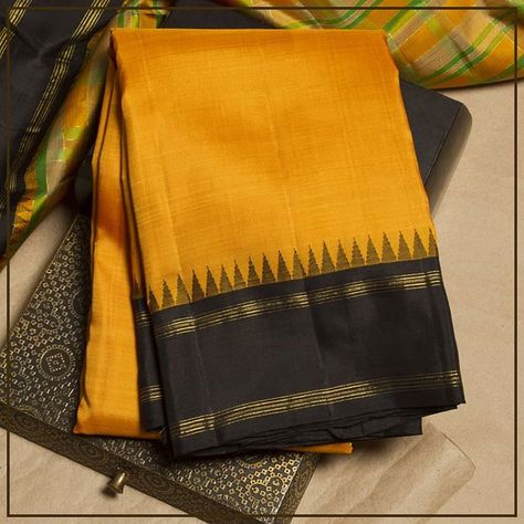 Tulsi Silks, Saree Hairstyles, Simple Border, Blue Silk Saree, Kanjivaram Sarees Silk, Indian Bridal Sarees, Saree Draping Styles, Mysore Silk Saree, Cotton Silk Fabric