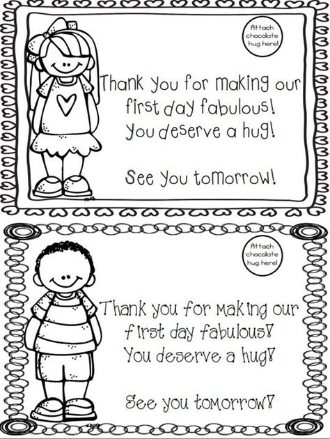 The first day of school is fantastically exhausting for teachers. Here is an easy and free printable award for students on the first day of school. Kissing Hand, September School, Beginning Of Kindergarten, School Awards, Welcome To School, School Certificates, First Day School, First Day Of School Activities, Back To School Night