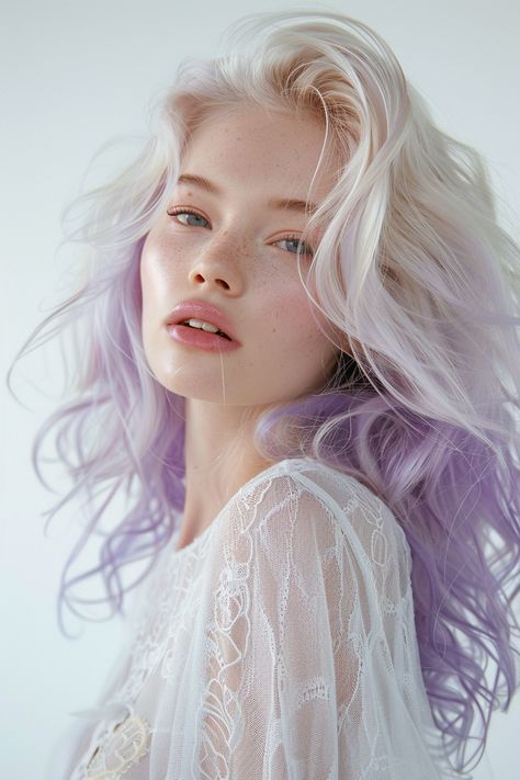 57+ Trending Ombre Hair Color Ideas Lavender Hair Colors, Blonde Roots, Lavender Hair, Ombre Hair Color, Summer Hair Color, Rainbow Hair, How To Draw Hair, Hair Art, Hair Color Ideas