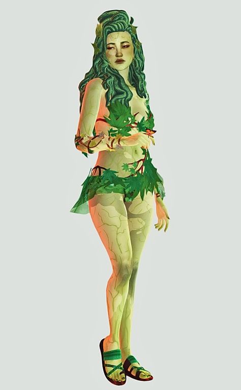 Sims 4 Cc Poison Ivy, Plantsim Cc Sims 4, Sims 4 Plantsim Cc, Bracelets Butterfly, Leaf Skirt, Woodland Fairy, Cc Sims, Butterfly Ring, Ts4 Cc