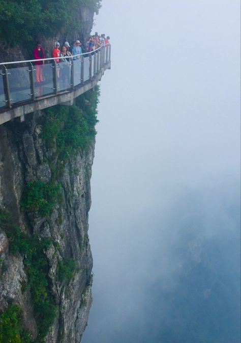 Longest passanger cablecar in the world, 99 hairpin bend road, stairway to heaven 999 steps, glass walkway. Find out more in the link Plank Walkway, Tianmen Mountain, Glass Walkway, Stairs To Heaven, Zhangjiajie, Stairway To Heaven, To Heaven, Walkway, The Mountain