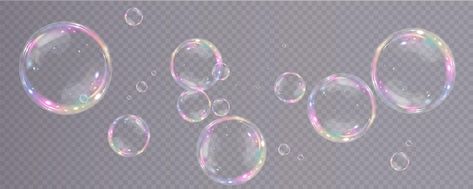 3d Bubbles, Bubble Png, Water Ball, Bubble Stickers, Soap Bubbles, Air Bubbles, Vector Photo, Monster High, Premium Vector