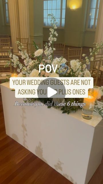 Atlanta Wedding Planner and Decorator on Instagram: "✨Informing guests that they do not get a plus one can be done politely and clearly to avoid any misunderstandings. 

Here are 3 suggestions - COMMENT “MORE” for details about 4, 5 and 6: 

‼️Option 1: On the Invitation

Why Consider This:

Clarity: Including this information directly on the RSVP card or invitation itself leaves no room for misunderstanding. Guests will immediately see that only they are invited. 

Formal and Standard Practice: It’s a common and accepted method in wedding etiquette, making it straightforward and expected.

Wording on RSVP card: “We have reserved [1] seat in your honor. We look forward to celebrating with you! Please note that due to space limitations, we are unable to accommodate additional guests.”

‼️Op 2 Daughters, Your Honor, Wedding Etiquette, The Guest, Atlanta Wedding, Guest List, Austin Wedding, A Plus, Wedding Website