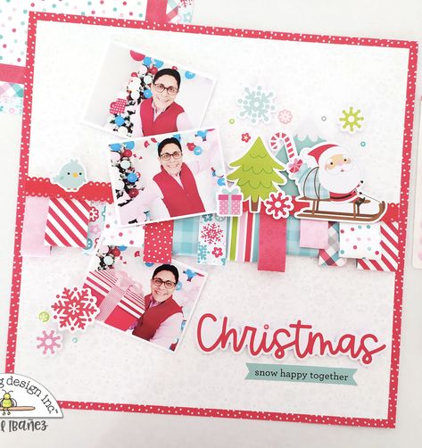 Doodlebug Christmas Scrapbook Layouts, December Scrapbook, Winter Scrapbooking, Scrapbook Christmas, Christmas Scrapbook Layouts, Doodle Bug, Scrapping Ideas, Christmas Layouts, Scrapbook Layout Sketches