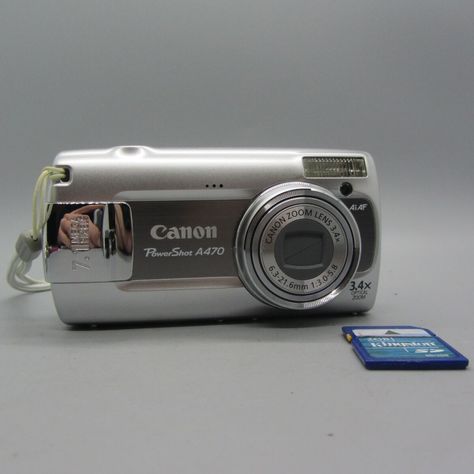 New! Canon Digital Camera PowerShot A470 7.1MP Silver Tested was just added to eBay. Check it out! #eBay #eBaySeller Compact Digital Camera, Canon Digital Camera, Digital Video Camera, One Piece Funny, Compact Camera, Canon Powershot, Video Cameras, Canon Camera, Film Cameras