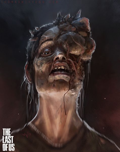 the Last of Us - Stalker by thomaswievegg.deviantart.com on @deviantART Arte Zombie, Zombie Art, Heroic Fantasy, Geek Games, The Crow, Game Pictures, Last Of Us, Creature Concept, Zombie Apocalypse