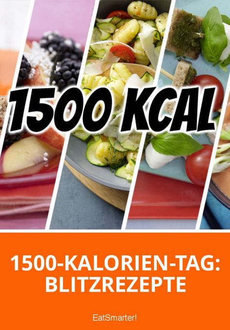 Schnell abnehmen: 1500-Kalorien-Tag: Blitzrezepte | eatsmarter.de Low Fat Low Carb, Bodybuilding Recipes, 500 Calories, Eat Smart, Beauty Foods, Eat Smarter, Daily Diet, Eating Habits, Diet Tips