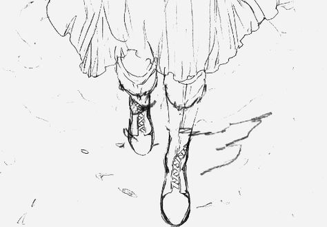 Manga Walking Reference, Walking Together Drawing Reference, Walk Reference Drawing, Walking Manga Panel, Running Perspective Drawing, Walking Anime Reference, Manga Walking, Walking Reference Drawing, Walk Drawings