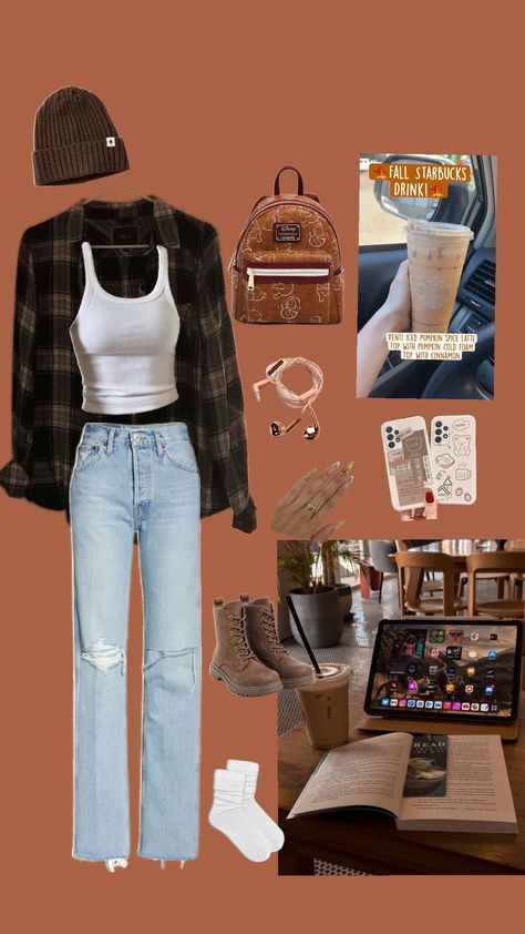 Study outfit ✨️ #study #outfit #ootd #outfitaesthetic #falloutfits #fallfits Study Outfits, Iced Pumpkin Spice Latte, Study Outfit, Starbucks Drinks, Fall Fits, Pumpkin Spice Latte, Christmas 2024, Outfits Aesthetic, Fall Outfits