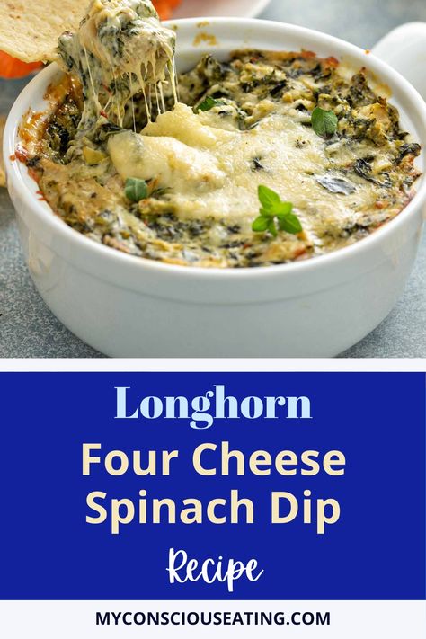 Spinach dip in a bowl with tortilla chips Longhorn Spinach Dip Recipe, Four Cheese Spinach Dip, Fresh Spinach Dip, Cheese Spinach Dip, Best Spinach Dip, Spinach Cheese Dip, Crispy Green Beans, Creamy Spinach Dip, Baked Artichoke