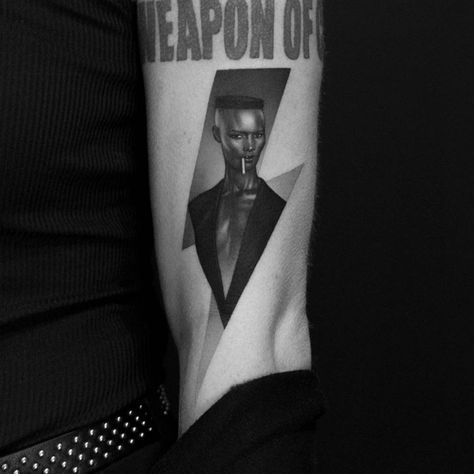 Dotwork Portrait, Jamaican Culture, Grace Jones, Women Body, Tattoo Artist, Tattoo Studio, Artist Studio, Triangle Tattoo, Tattoos For Women