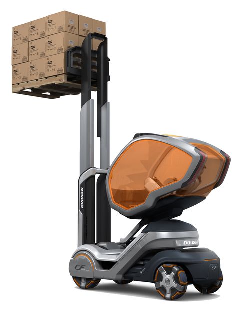 Forklift Design, Delivery Robot, Forklift Training, Tractor Design, Fork Lift, Heavy Vehicles, Automobile Design, Flying Cars, Vehicle Concept