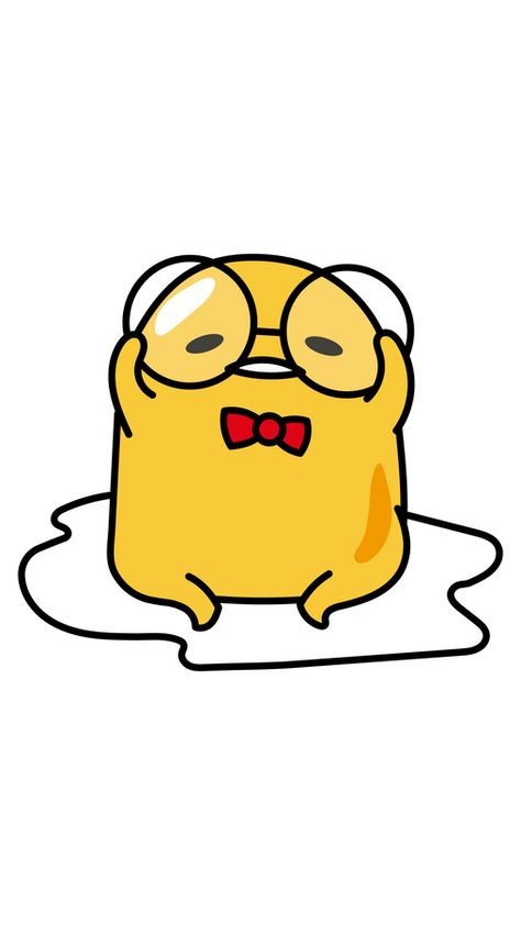 Gudetama decided to be kinda scientist or maybe poet, or writer, or just some gentleman with genius ideas. Because these are first associations with a bespectacled person that we have in our mind.... Lazy Egg, Cute Egg, Genius Ideas, Kitty Drawing, Hello Kitty Drawing, Sanrio Wallpaper, Cute Doodles Drawings, Cute Doodle Art, Cute Little Drawings