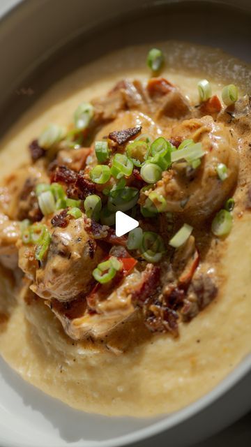 Liza Powers on Instagram: "🦐 Creamy Shrimp & Grits 🦐

Not your normal shrimp and grits, these are cool shrimp and grits. 😏

Comment "Recipe" and I'll DM you the link to my full recipe! 👇

This dish is a stick to your ribs, warm your belly and heart, satisfy your SOUL shrimp and grits.

My Creamy Shrimp & Grits recipe comes together in 30 minutes and will help you shake off the cold like nothing else.

She's giving creamy, crunchy, smooth, and spicy. What else could you ask for?

You need just a few basic ingredients to craft this plate of goodness:

🦐 Large shrimp (I use wild caught, Argentinian, pink shrimp. They're the best IMO, try them if you haven't! They're so sweet and tender!)
🦐 Bacon (I use beef bacon but you do you)
🦐 Onion (red or yellow, doesn't matter)
🦐 Bell pepper (r Creamy Shrimp And Grits Recipe, Shrimp Grits Recipe, Pink Shrimp, Creamy Shrimp, Grits Recipe, Beef Bacon, Shrimp Grits, Shrimp And Grits, Shrimp N Grits