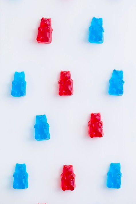 Homemade Gummy Bears with Jello - Mind Over Munch Jello Gummy Bear Recipe, Jello Gummy Bears, Keto Jello, Canna Recipes, Gummy Bear Recipe, Making Gummy Bears, Pineapple Jello, Peach Jello, Homemade Gummy Bears