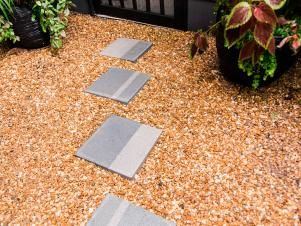 How To Stain Concrete, Staining Concrete, Acid Stained Concrete Floors, Stain Concrete, Pea Gravel Patio, Outdoor Improvements, Acid Stained Concrete, Small Cafe Design, Gravel Patio