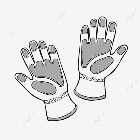 Hand Gloves Drawing, Drawing Gloves, Weather Unit Study, Gloves Drawing, Cartoon Gloves, Gloves Diy, Drawing Black And White, Weather Unit, Drawing Png