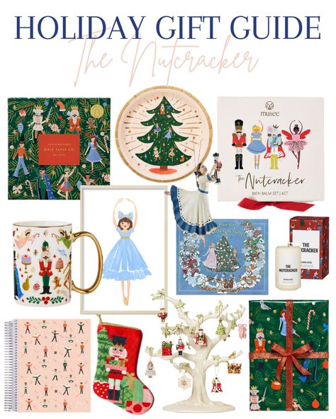 Nutcracker Gift Ideas, Nutcracker Ballet Themed Christmas Decor, The Nutcracker Themed Table, Nutcracker Dancer Gifts, Nutcracker Christmas Nutcracker Ballet Gifts, Nutcracker Pink Invitation, The Nutcracker Christmas, Nutcracker Gifts, Christmas Kids Room