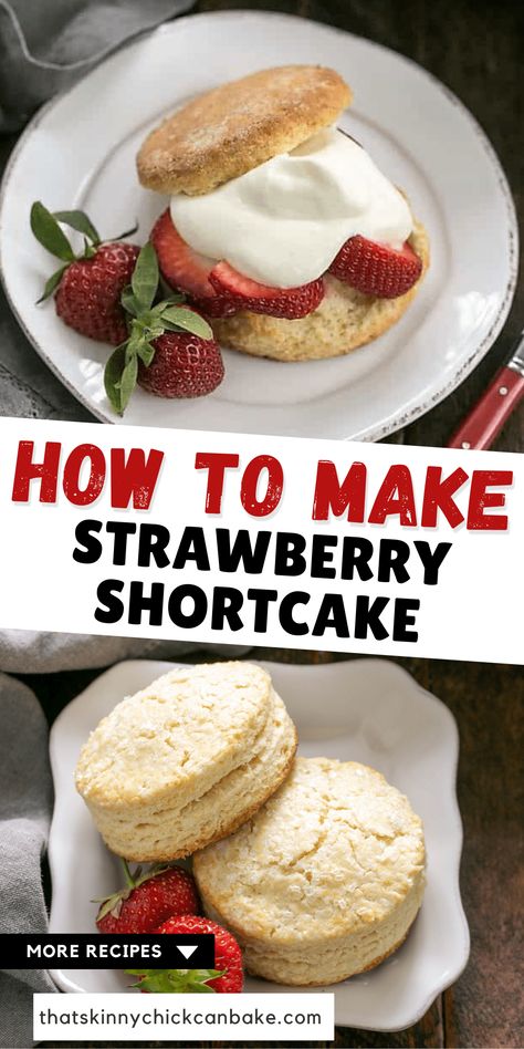 How to Make the Best Strawberry Shortcakes - Tender flaky shortcakes topped with juicy sweetened strawberries and a luscious dollop of whipped cream make for a dreamy summer dessert!! Summertime Food, Strawberry Shortcakes, Chicke Recipes, Summer Eats, Homemade Recipes Dessert, Shortcake Recipe, Homemade Dessert, Roll Recipes, Blogger Photos