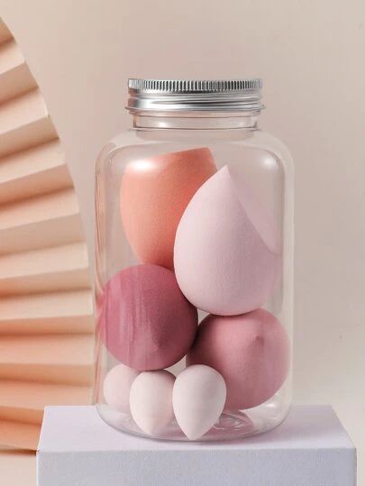 New In Beauty | Fashion New In Beauty | SHEIN USA Beauty Blender Set, Sponge Organizer, Cushion Foundation, Clinique Makeup, Beauty Sponge, Women Cosmetics, Makeup Sponge, No Foundation Makeup, Powder Puff