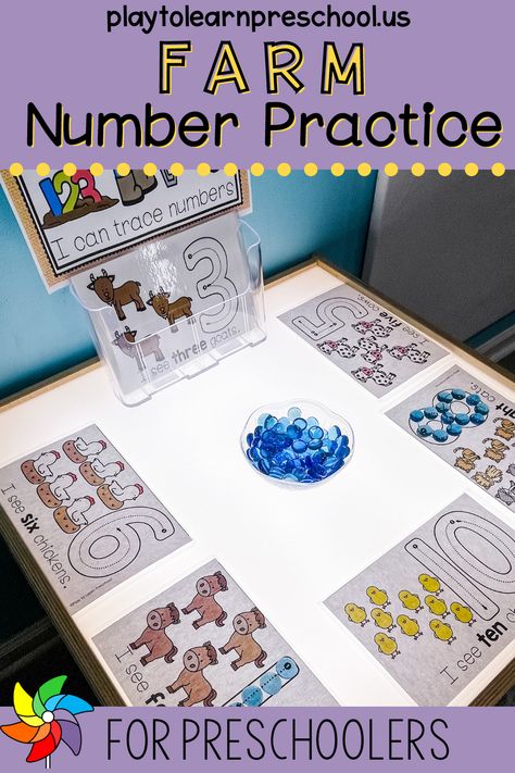 Looking for fun and engaging farm activities for preschoolers? This blog post is perfect for preschool teachers, caregivers, and parents! Discover exciting preschool number games that help little ones learn and play. These early childhood math activities use a farm theme to make learning numbers enjoyable. Get creative ideas to boost counting skills and keep kids entertained. Check out the full activity now and bring the joy of the farm to your classroom or home! Farm To Table Preschool, Preschool Number Games, Farm Activities For Preschoolers, Farm Preschool Activities, Number Games Preschool, Farm Math, Tk Classroom, Farm Activities Preschool, Math Activities For Toddlers