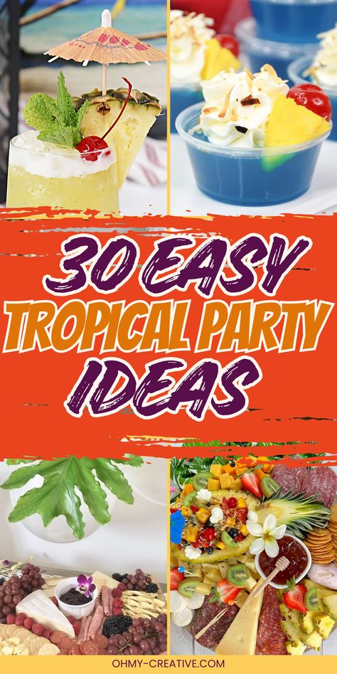 Check out these fantastic tropical party ideas for your summer gatherings! From DIY decorations to budget-friendly tips, create a memorable summer party with ease. Just like planning a luau bring the summer tropical vibe to your party! Tropical Party Ideas, Diy Outdoor Party, Luau Party Decorations, Tropical Party Decorations, Summer Gathering, Budget Tips, Summer Tropical, Tropical Party, Diy Decorations