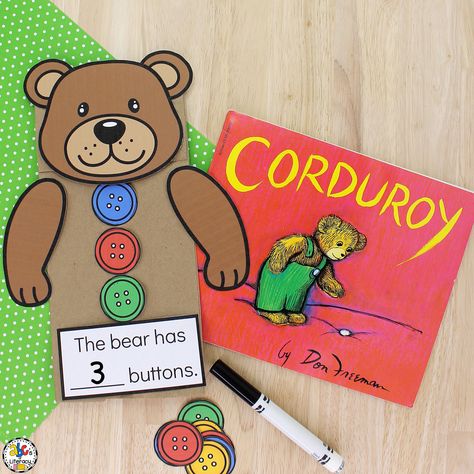 <strong>From the designer: </strong>"Are you looking for puppet crafts for kids? This Bear Paper Bag Puppet is inspired by one of our favorite books, <em>Corduroy </em>by Don Freeman. It’s a creative way for kids to work on number sense, fine motor skills, and much more! With the craft templates, this puppet craft is easy and fun for young children to create in any early elementary classroom or homeschool. You will also need paper bags, scissors, glue, and cray Bear Paper Bag Puppet, Puppet Crafts For Kids, Corduroy Bear, Bag Puppet, Paper Bag Puppets, Puppet Crafts, Animal Crafts For Kids, Preschool Books, Number Sense