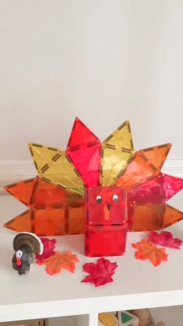 MAGNA-TILES® | Magnetic Tiles on Instagram: "🦃Gobble gobble Are you ready for Thanksgiving? Include your little ones in the prep work! Invite them to create holiday themed builds, like this turkey, to display during the gathering! 🎥: @threetimestheplay #magnatiles #magnetictiles #thanksgiving #holidays #familytime #activitiesforkids" Thanksgiving Magnatiles, Magnatile Christmas Ideas, Christmas Magnatile Ideas, Magnet Building Ideas, Magnetiles Builds, Magnatiles Printables Free, Magnatiles Ideas For Kids, Thanksgiving Activities For Kids Crafts, Magnetic Tiles Ideas For Kids