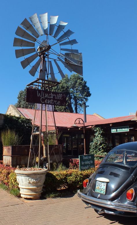 Clarens, Free-State, South Africa African Homestead, Clarens South Africa, Free State South Africa, South Africa Photography, Old Windmills, Suid Afrika, Africa Do Sul, Free State, South Africa Travel