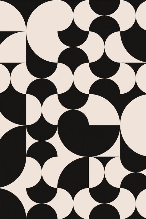 Shop a unique art inspired wallpaper or wall murals for the home – Page 4 – belarteSTUDIO Retro Pattern Geometric, Geometric Pattern Art, Motif Vintage, Mural Design, Black And White Wallpaper, Unique Wallpaper, Modern Wallpaper, Retro Pattern, White Wallpaper