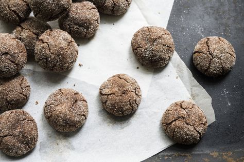 This recipe from Milk Street is a loose interpretation of the Swiss chocolate-almond holiday cookie known as Basler brunsli. Traditionally, the dough is rolled and cut into shapes before baking, but the team opted for an easier drop cookie studded with bits of chocolate. Even without butter, these… Flourless Desserts, Milk Street, Individual Desserts, Chocolate Almond, Drop Cookies, Spice Cookies, Pudding Cake, Almond Cookies, Chocolate Cinnamon