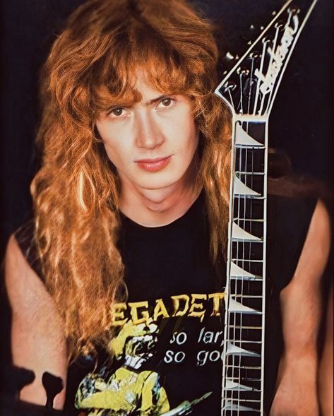 Megadeth Guitarist, Dave Mustaine, Ginger Men, Thrash Metal, Most Beautiful Man, Pin It, Cutie Patootie, Music Bands, Hard Rock