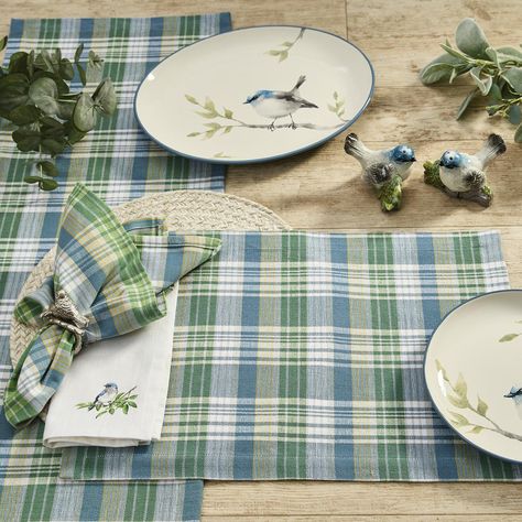 Our farmhouse country Wren Placemats and Table Runners add a fresh look for your dining table, counter, table, or display! Use throughout your home as a candle mat, under a lamp, or anywhere you need a splash of color and style! 💚💙🤍 Find them here: https://www.langegeneralstore.com/collections/wren #farmhousedecor #countrydecor #cottagedecor #farmhousekitchen #farmhouselivingroom #countrykitchen #countrylivingroom #cottagekitchen #cottagelivingroom Farm House Livingroom, Table Counter, Fox Decor, Cottage Living Rooms, Park Designs, Candle Mat, Counter Table, Country Living Room, Blue Color Schemes