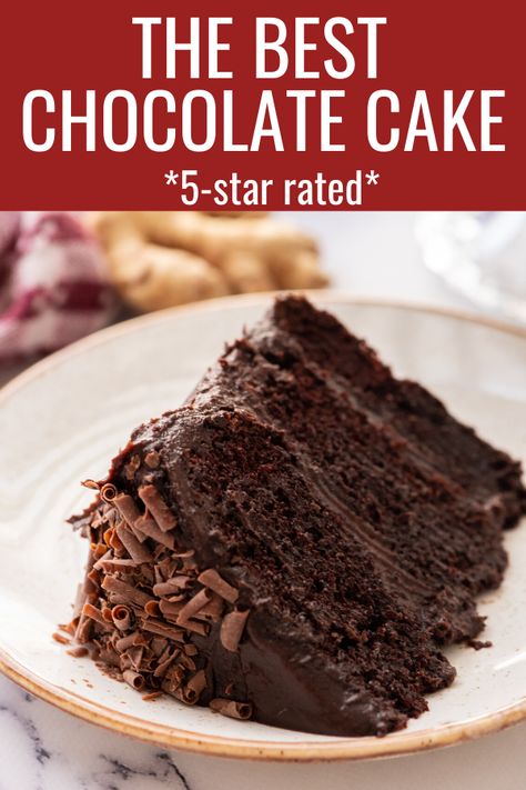 The Most Amazing Chocolate Cake, Most Amazing Chocolate Cake, Best Moist Chocolate Cake, Amazing Chocolate Cake, Homemade Cake Recipes Chocolate, Future Chef, Chocolate Cake Recipe Moist, Amazing Chocolate Cake Recipe, Cake Recipes Easy Homemade