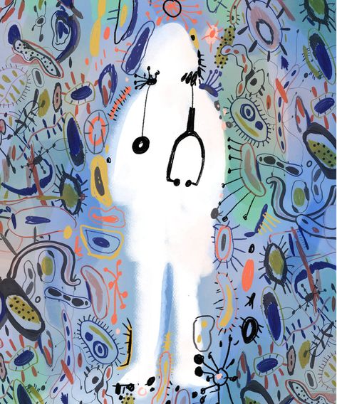 Friends Drawings, Nurse Art, Primary Care Doctor, Drawings Of Friends, Medical Art, Things Under A Microscope, Anatomy Art, Arte Pop, Surreal Art