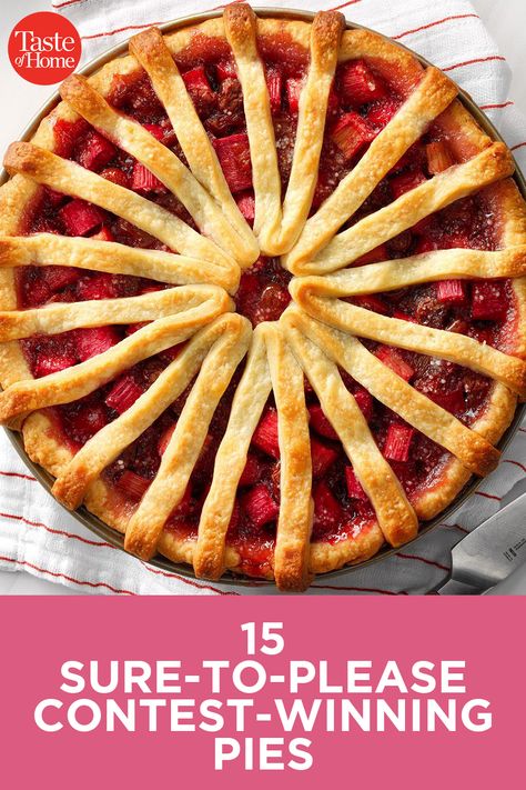 15 Sure-to-Please Contest-Winning Pies Fresh Cherry Pie, Church Recipes, Easy Easter Dinner, Sugar Cream Pie, Cherry Pie Recipe, Lime Pie Recipe, Easter Dinner Recipes, Cherry Desserts, Refreshing Desserts