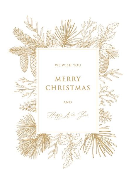 Christmas Card Ideas Illustration, Merry Christmas And Happy New Year Card, Christmas Design Graphic Illustration, Christmas Card Design Ideas, Happy Holidays Card Design, Christmas And New Year Cards, Holiday Packaging Design, Christmas Packaging Design, New Year Invitation