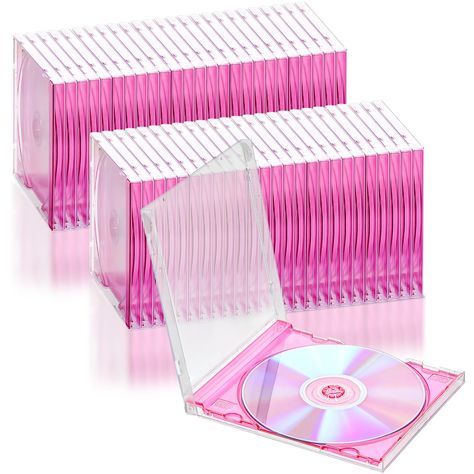 PRICES MAY VARY. Sufficient Quantity: there are 50 pieces clear disc cases in the package, which can hold 50 CDs, the quantity is sufficient, enough for your daily use and replacement; These standard CD replacement cases are assembled and ready to use upon arrival, saving you time and effort Sturdy Material: each single CD case is made of quality plastic with enough support, it will not break and shatter easily, and can provide quality protection for your CD, DVD or disc; The plastic CD jewel ca Cd Jewel Case, Cd Case, Dvd Cover, Dvd Case, Cd Cases, Dvd Covers, Jewel Case, Cd Dvd, Dvd