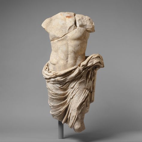 Marble statue of a member of the imperial family; 27 B.C.–A.D. 68; Roman; Marble; Stone Sculpture; Bequest of Bill Blass, 2002; (2003.407.8a, b); Men Roman Statue, Roman Sculpture, Greek Sculpture, Batumi, Ancient Sculpture, Roman Art, Louvre Paris, Marble Statues, Marble Sculpture