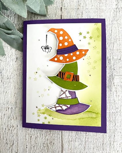 Halloween Cards Diy, Carte Halloween, Okay Okay, Halloween Cards Handmade, Halloween Greeting Card, Up Halloween, Thanksgiving Cards, Stamping Up Cards, To Wait