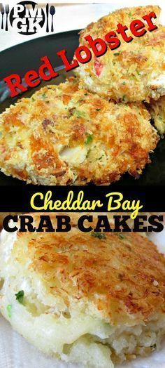 Red Lobster Crab Cakes, Cheesy Garlic Biscuits, Garlic Biscuits, Lobster Cake, Lobster Recipe, Recipes Copycat, Red Lobster Biscuits, Crab Cake Recipes, Crab Dishes