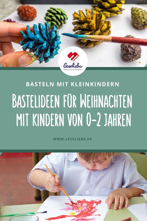 Auf dem Bild sieht man ein bastelndes Kleinkind Crafts With Toddlers, Christmas Eve, Diy For Kids, Theater, Kindergarten, Christmas Crafts, Christmas