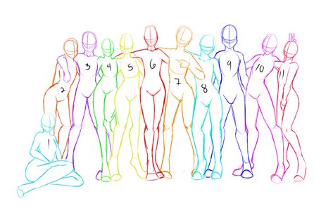 9 Person Group Drawing Base, Group Drawing Poses Nine, Art Reference Group Poses, 9 Character Group Pose, 10 Group Pose Reference, Drawing Poses Friend Group, Character Group Poses Reference, 10 People Drawing Reference, Group Pose Reference Drawing 9 People