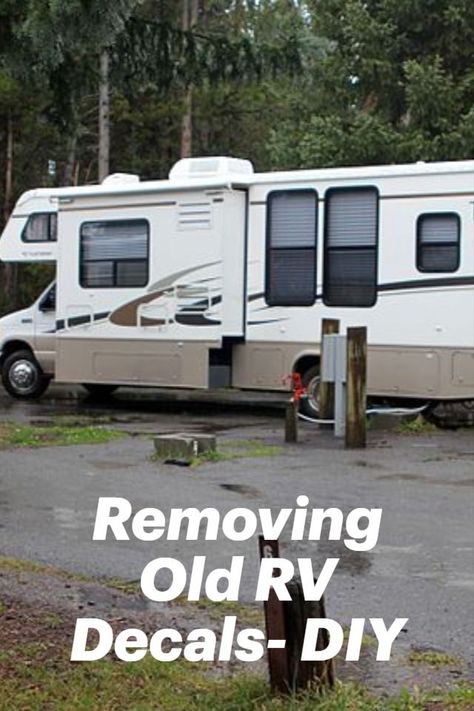 Let's face it, we RV owners are usually particular about the looks of our RV exterior. I located replacement decals and used trial-and-error(s). I'm not an expert, but I want to help others, so I want to discuss some things I learned about RV decal removal in my situation. It's a meticulous process and usually isn't much fun, but new decals make all the difference Rv Mods, Rv Decals, Rv Exterior, Sticker Removal, Plastic Trim, Camper Makeover, Things I Learned, Help Others, World Recipes