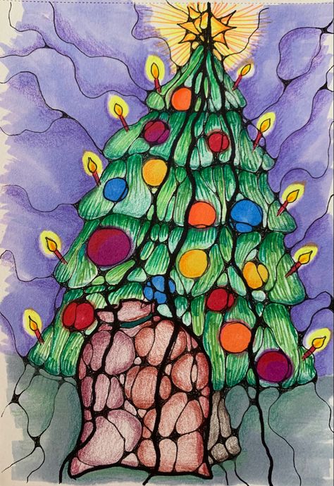 Neurographic Art Lesson, Neurology Art Illustrations, Watercolor Neurographic Art, Neuro Art Neuroscience, Neurographic Art Tree, Neuroscience Art, Tangle Art, Art Therapy, Art Classes